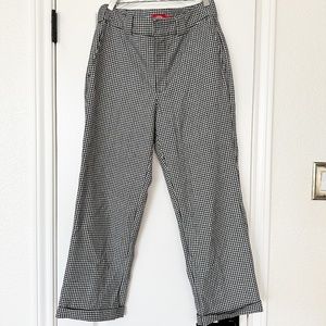 Dickies Houndstooth black & white pants size 7 NWOT (size 7 not 6 see pic)